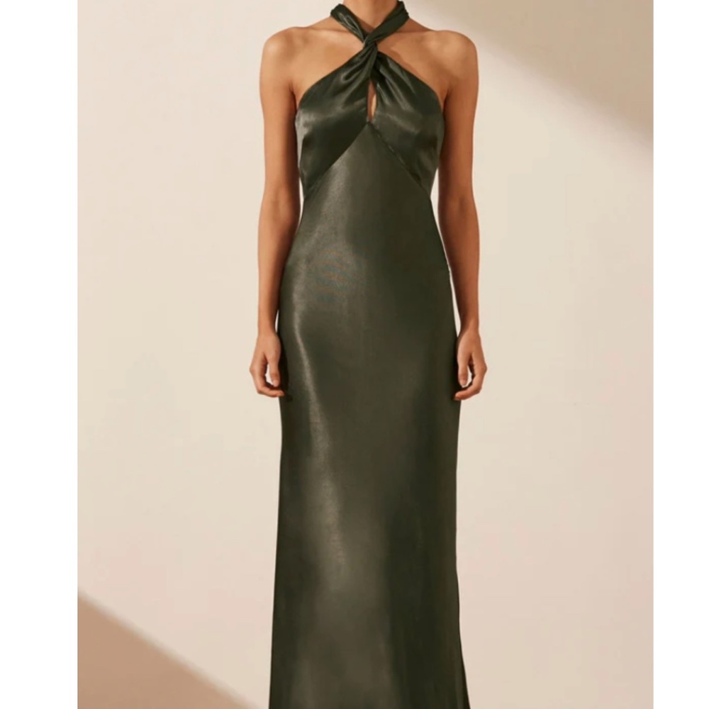 Shona Joy - La Lune High Neck Twist Maxi Dress